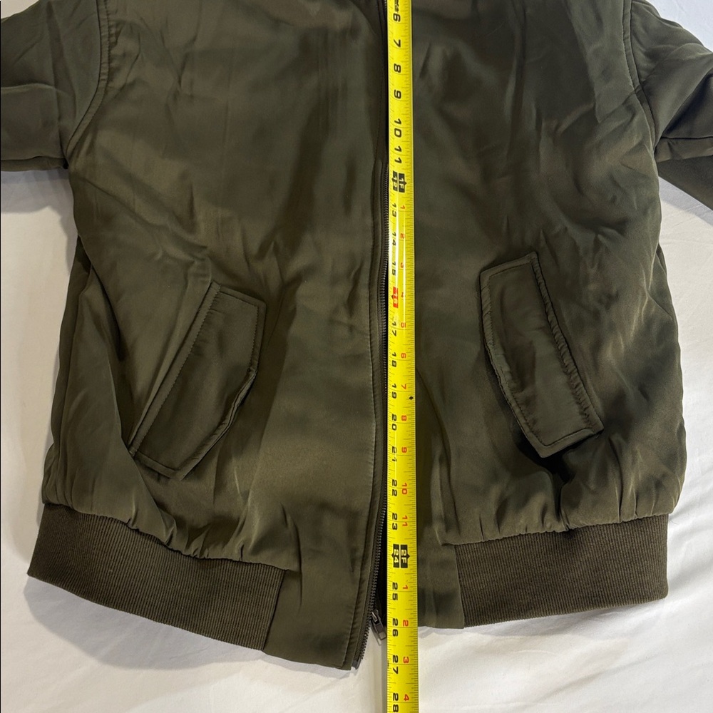 Doe & Rae Khaki Bomber Jacket - Picture 8 of 8